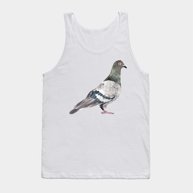 Rock Pigeon Tank Top by Babban Gaelg